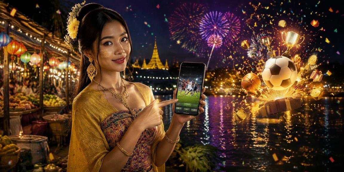 ဖုန်းဖြင့် အားကစားလောင်းကစားနေသော မြန်မာလူငယ်
